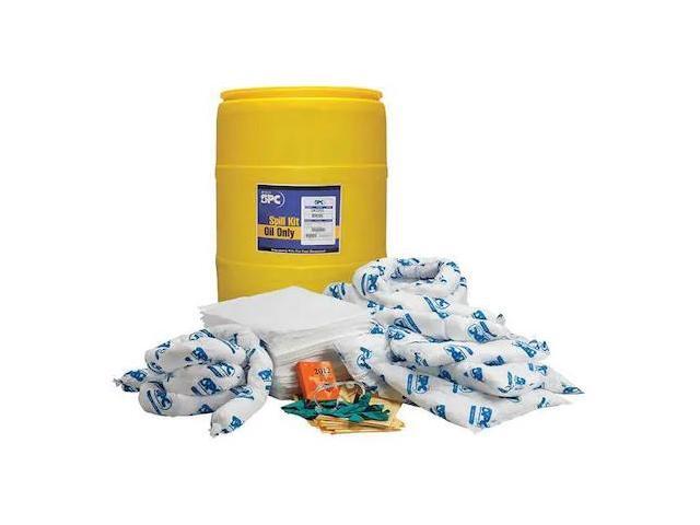 BRADY SKO-55 Spill Kit, 40 gal Volume Absorbed per Kit, 55 gal Capacity, Drum,