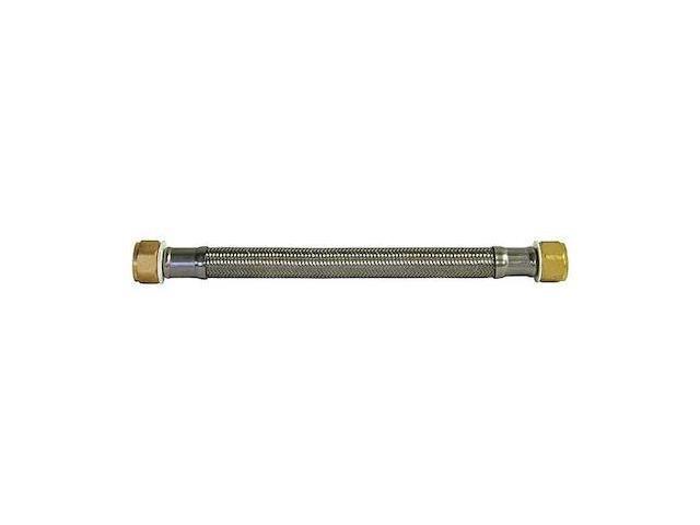 KISSLER 88-4018 Water Heater Supply Line,3/4x3/4,18in.L