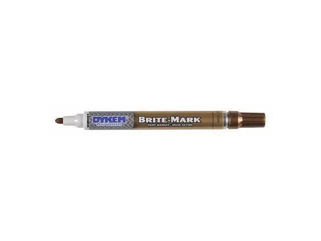 DYKEM 84051 Paint Marker, Medium Tip, Gold Color Family, Paint
