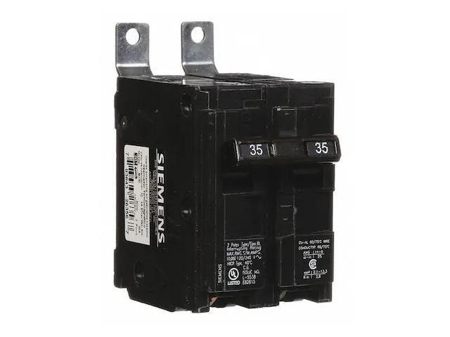 SIEMENS B235 Miniature Circuit Breaker, BL Series, 35A, 2 Pole, 120/240V AC,