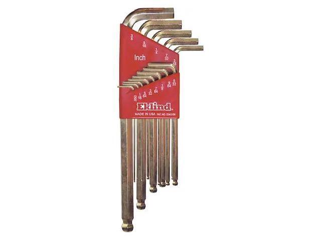 EKLIND 13413 13 Piece SAE L-Shape Hex Key Set, 13413