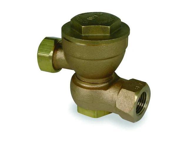 BELL & GOSSETT 17C-S-2-25 Steam Trap,25 psi,353F,3-1/4 In. L