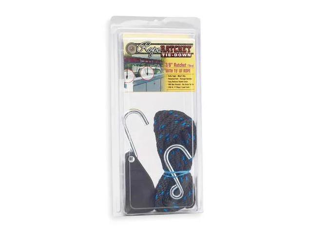 ROPE RATCHET 10025 Rope Ratchet,Hook,15 ft. L,Polypropylene