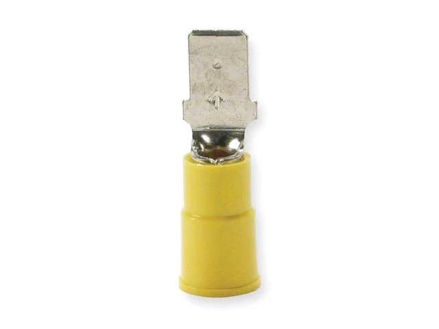 3M MVU10-250DMX WireDisconnect,Copper,Yellow,Vinyl,PK50