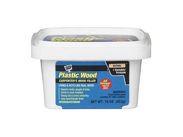 DAP 00529 Wood Filler, Pail, Natural, Plastic Wood