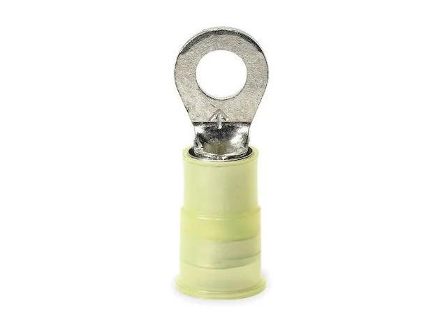 3M MNG10-14R/SX 12-10 AWG Nylon Ring Terminal 1/4' Stud PK50