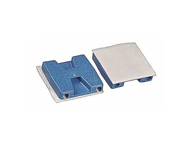 TY-RAP TC5342A-NDT Metal Detectable Cable Tie Mount, Nylon 6/6, Blue, 1.13 in L