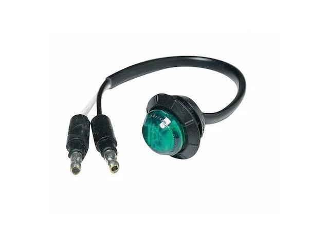 MAXXIMA M09300G Courtesy,3/4In,LED,Green,Clear Lens