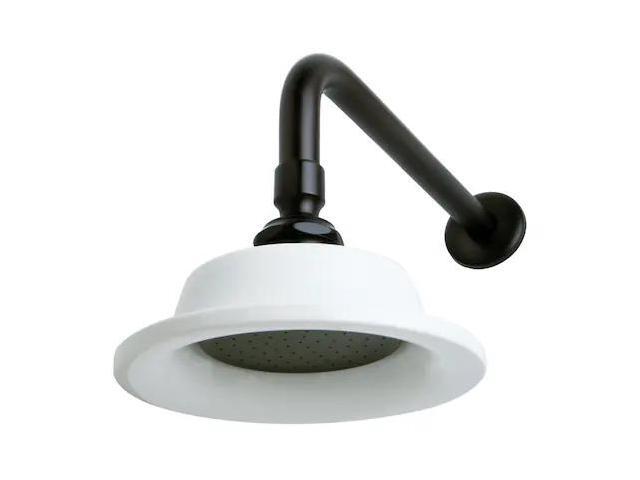 Kingston Brass P60ORBCK Victorian Sunflower Showerhead with 12' Shower Arm Combo, Oil Rubbed Bronze