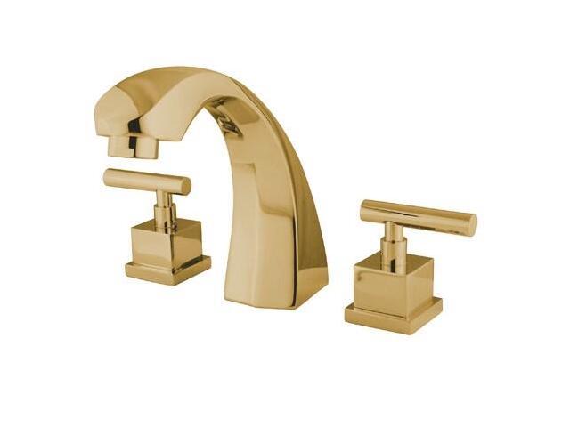 kingston brass ks4362cql claremont roman tub filler faucet, polished brass