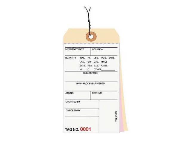 PARTNERS BRAND G16113 Inventory Tag,6 1/4x3 1/8,PK500, 10 Point Cardstock, 6 PARTNERS BRAND G16113 Inventory Tag,6 1/4x3 1/8,PK500, 10 Point Cardstock, 6