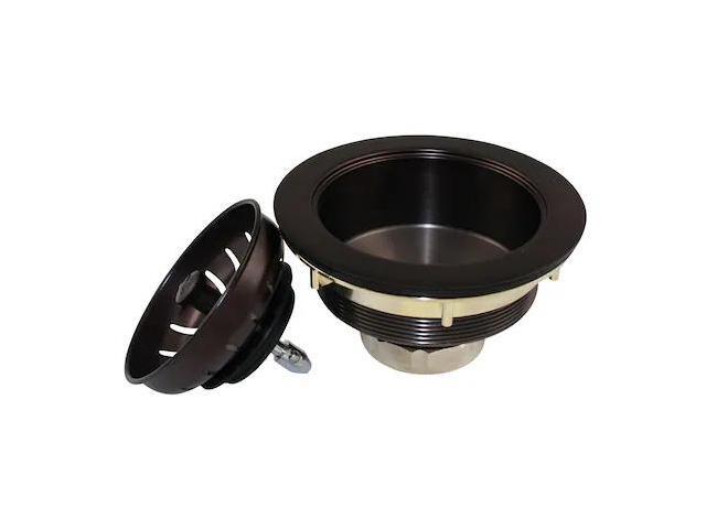 KEENEY MFG K1439BRZ Heavy Duty Kitchen Sink Strainer with Power Ball Basket,