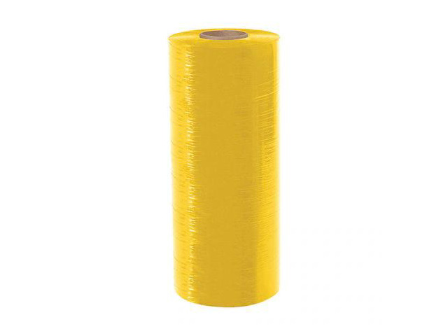 PARTNERS BRAND MSF2080YEL Stretch Film,80G,20' x 6000 ft.,Ylw, 20' W x 6000' L,