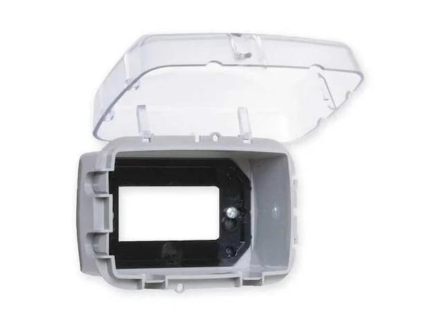 INTERMATIC WP3100C Weatherproof Cover, Switch Box Type, 1 Gang, UV Stabilized