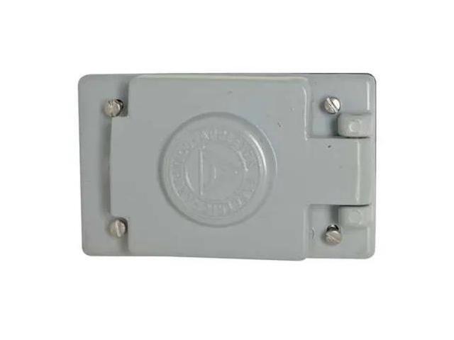 APPLETON ELECTRIC FSK-WR1 1 -Gang Vertical Weatherproof Cover, 2-13/16' W,