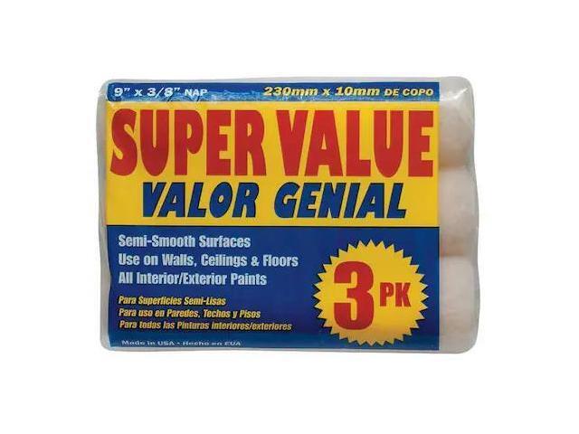 PREMIER 3TRI 9' Paint Roller Cover, 3/8' Nap, Polyester