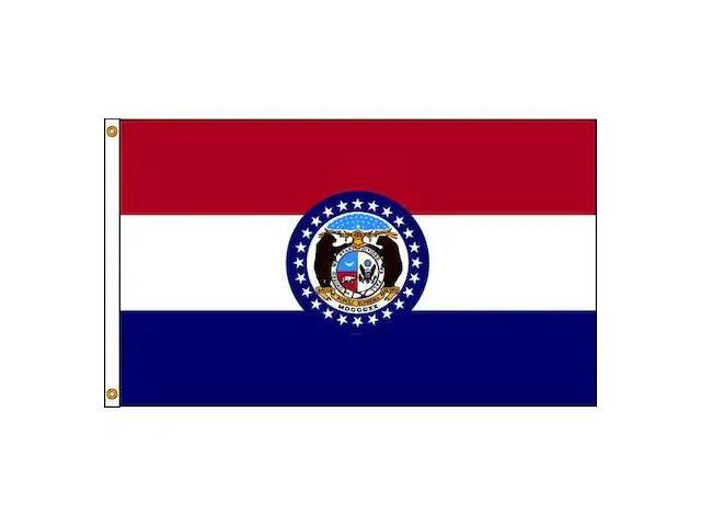 ANNIN FLAGMAKERS 142980 Missouri Flag,5x8 Ft,Nylon