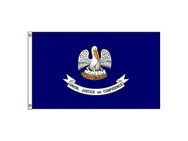 ANNIN FLAGMAKERS 142180 Louisiana Flag,5x8 Ft,Nylon