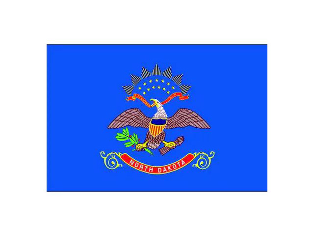 ANNIN FLAGMAKERS 144160 North Dakota State Flag,3x5 Ft