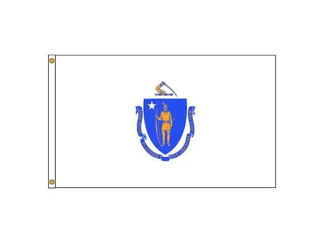 ANNIN FLAGMAKERS 142470 Massachusetts Flag,4x6 Ft,Nylon