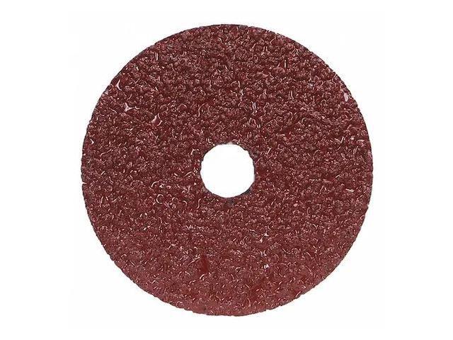 NORTON ABRASIVES 66623357284 Fiber Disc,7' dia.,7/8' Hole Mount,Brown