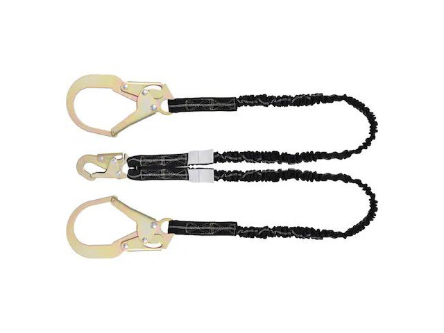 SAFE KEEPER FAP30299(WL) Welders Shock Absorbing Twin Leg Lanyard With Two
