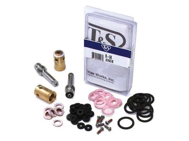 T & S BRASS B-6K Eterna Spindle Parts Kit, Chrome