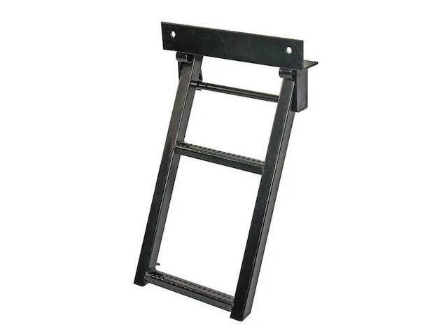 BUYERS PRODUCTS RS2 14 1/4 in W Powder Coated Steel Retractable Truck Steps