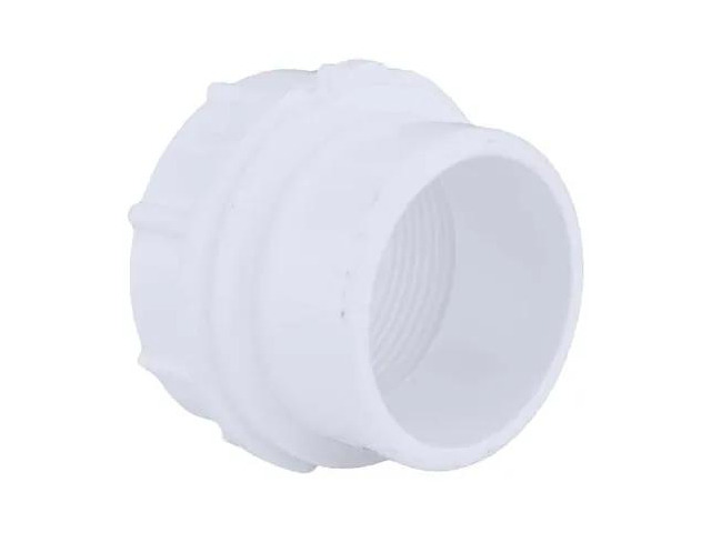 ZORO SELECT 1WKF9 1-1/2' FNPT x Spigot PVC DWV Cleanout Adapter