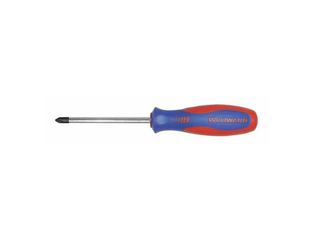 WESTWARD 401K99 Screwdriver Standard #2 4 in Round