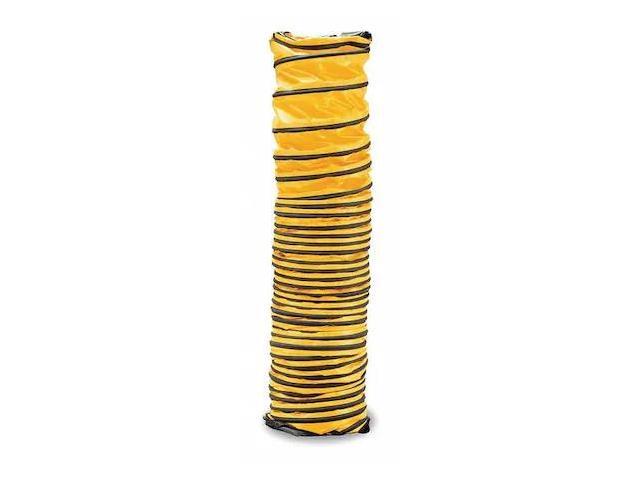 ALLEGRO INDUSTRIES 9650-15 Ventilation Duct,15 ft.,Black/Yellow