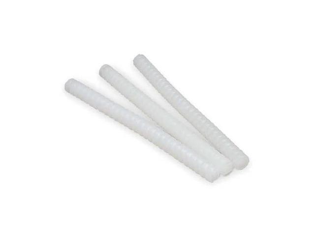 3M 3764 Glue, White, 5/8 in Dia, 8 in L, 40 sec Begins to Harden, 154 PK