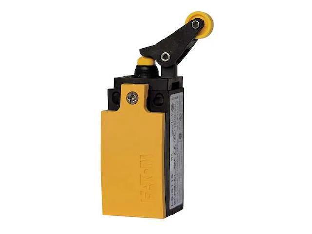 EATON LS-S11S-LA Limit Switch, Plunger, Roller Lever, 1NC/1NO, 4A at 400V AC,