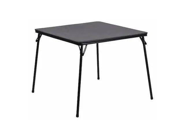 Black Folding Card Table