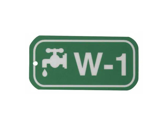 BRADY 105644 Lockout Tag, None/ No Header, Polypropylene, 3 in Width, 1 1/2 in