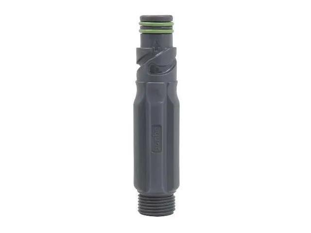 AQUOR WATER SYSTEMS CN-S1-G Hose Connector,Acetal Resin,Gray