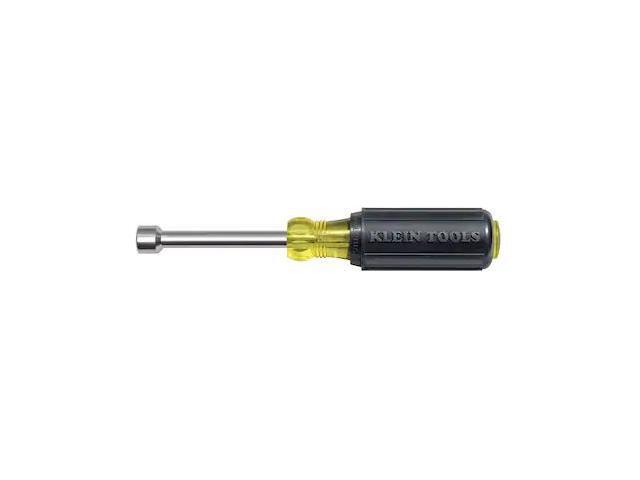 KLEIN TOOLS 630-7/16M 7/16-Inch Magnetic Tip Nut Driver 3-Inch Shaft