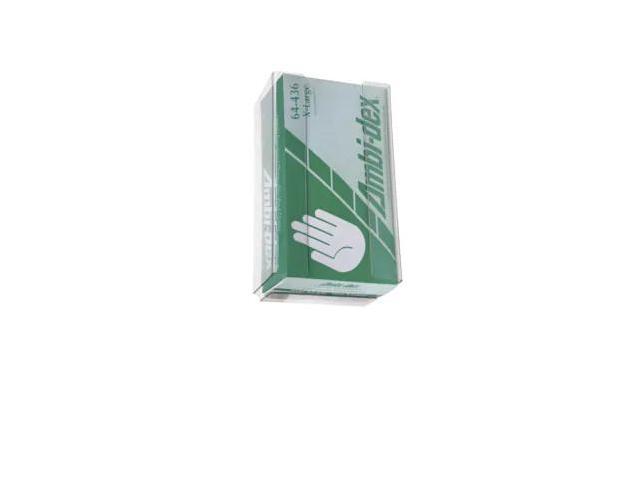 OMNIMED 305360-H Single Clear PETG Horizontial Mount Glove Box Holder