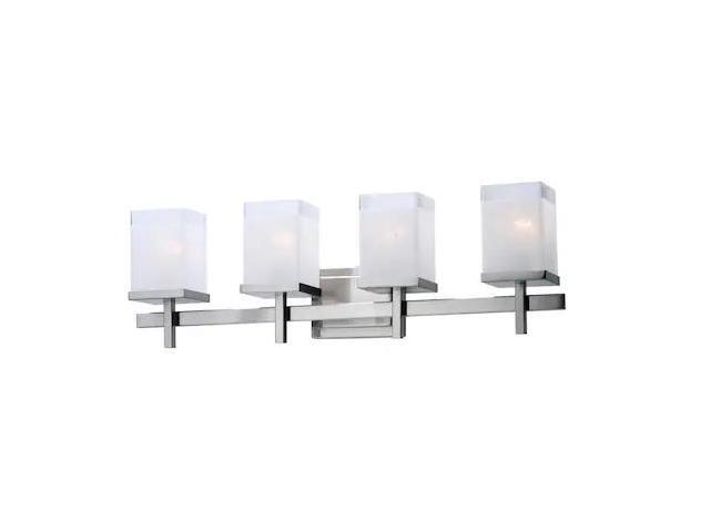 MAXIM LIGHTING 2154LNSN Tetra 4-Light 30' Wide Satin Nickel Vanity Light