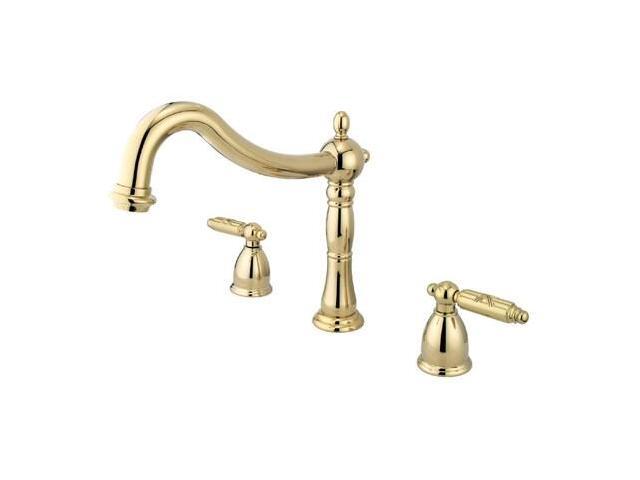 Kingston Brass KS1342GL Heritage Roman Tub Filler, Polished Brass