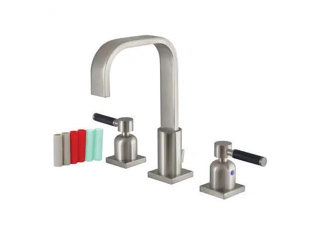 Fauceture FSC8968DKL 8 in. Widespread Bathroom Faucet, Brushed Nickel