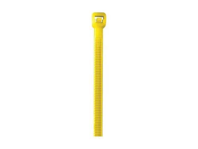 PARTNERS BRAND CT433C 5.5' L, Yellow Cable Tie, PK 1000