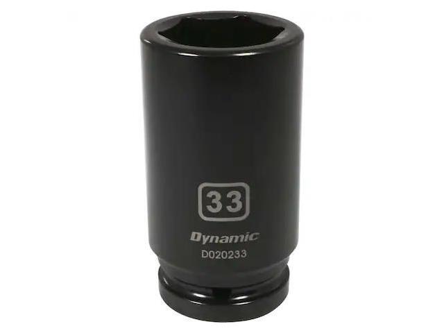 DYNAMIC D020233 3/4' Drive Deep Socket, Black Phosphate, Tools 3/4' Drive 6