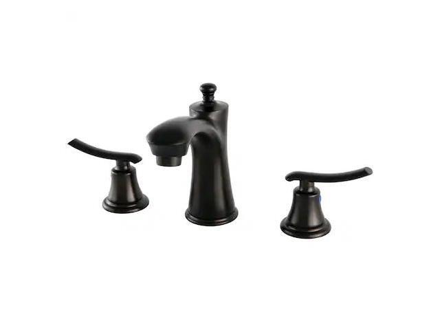 kingston brass kb7965jl jamestown widespread lavatory faucet, oil rubbed bronze