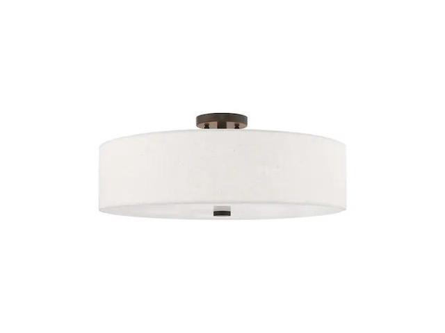 Photos - Light Bulb LIVEX LIGHTING 52141-92 Meridian 5 Light English Bronze Ceiling Mount