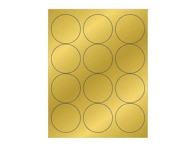 TAPE LOGIC LL217GD Tape Logic Foil Circle Laser Labels, 2 1/2', Gold, 1200/Case