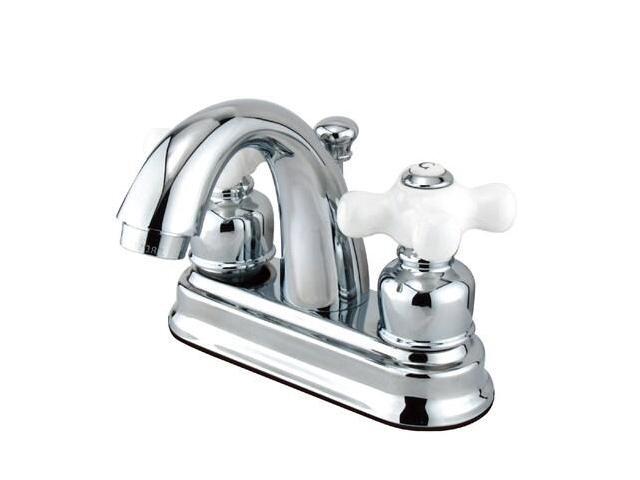 Kingston Brass KB5611PX Restoration 4 in. Centerset Bathroom Faucet, Polished Chrome