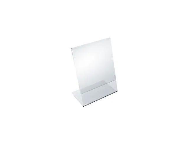 Azar Displays Vertical L-Shape Sign Holder 10/Pack 112758