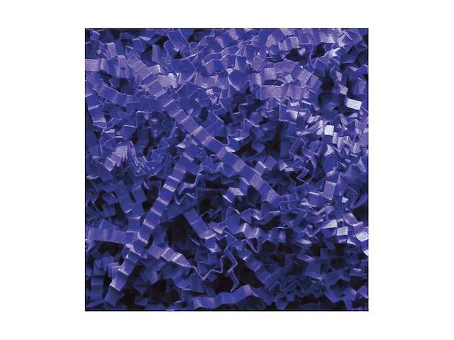 PARTNERS BRAND CP10H Crinkle Paper, 10 lb., Royal Blue, 1/Case