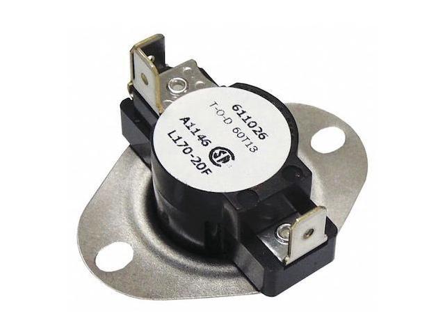 Supco Thermostat,1-1/2' D,2' W,1' H LD170